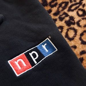 Rare! women’s NPR Zip Up Hoodie ❤️🖤💙